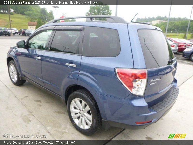 Marine Blue Metallic / Black 2012 Subaru Forester 2.5 X Premium