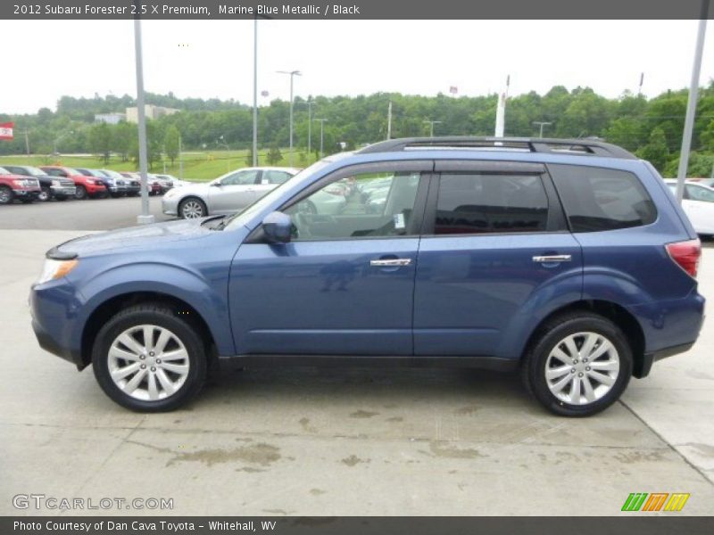 Marine Blue Metallic / Black 2012 Subaru Forester 2.5 X Premium