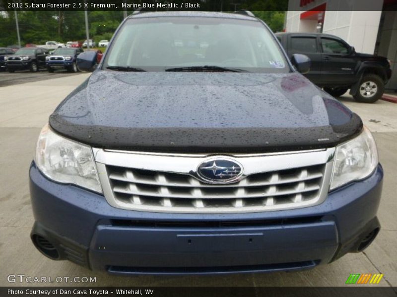 Marine Blue Metallic / Black 2012 Subaru Forester 2.5 X Premium