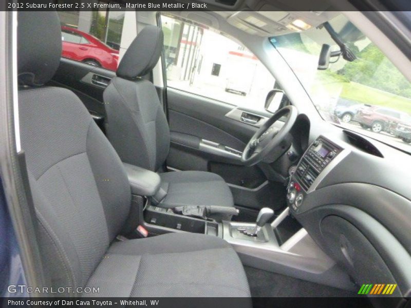 Marine Blue Metallic / Black 2012 Subaru Forester 2.5 X Premium