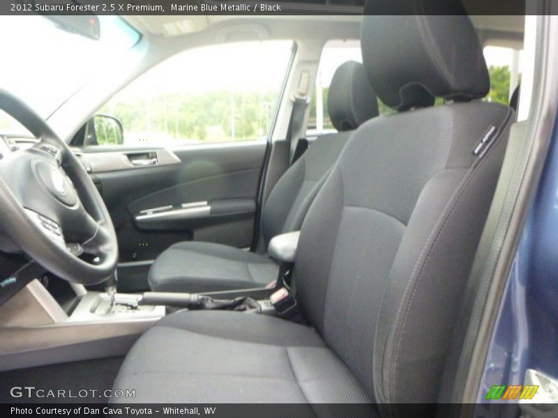 Marine Blue Metallic / Black 2012 Subaru Forester 2.5 X Premium