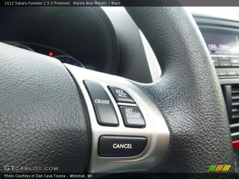 Marine Blue Metallic / Black 2012 Subaru Forester 2.5 X Premium