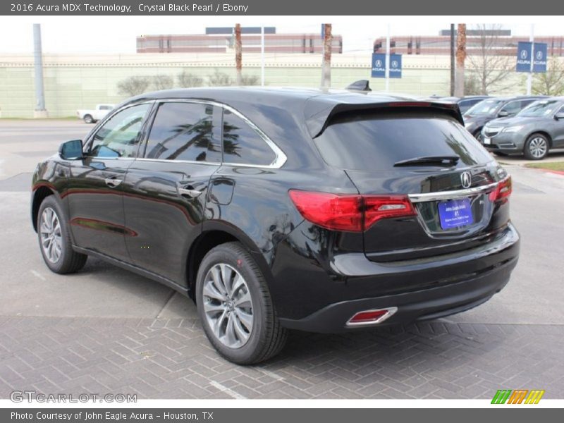 Crystal Black Pearl / Ebony 2016 Acura MDX Technology