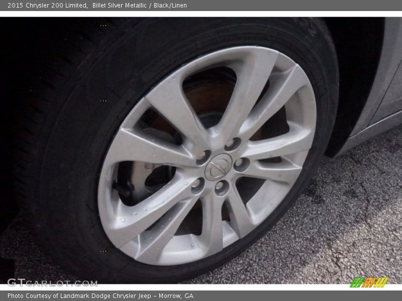 Billet Silver Metallic / Black/Linen 2015 Chrysler 200 Limited