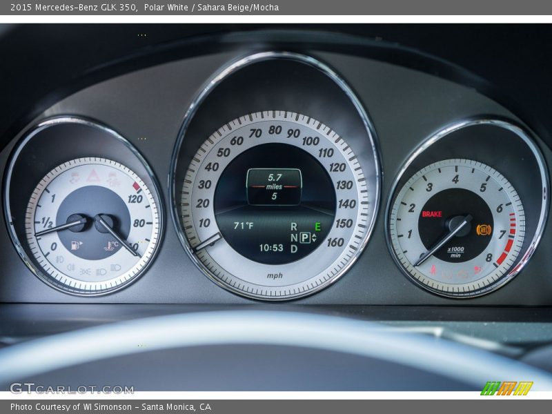 Polar White / Sahara Beige/Mocha 2015 Mercedes-Benz GLK 350