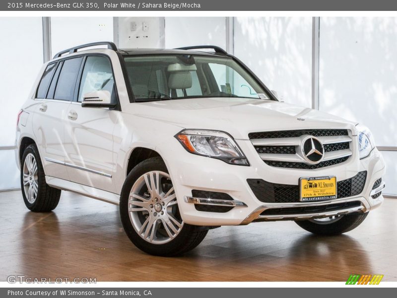 Polar White / Sahara Beige/Mocha 2015 Mercedes-Benz GLK 350