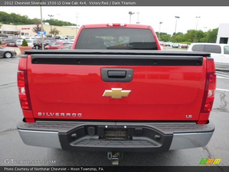 Victory Red / Dark Titanium 2012 Chevrolet Silverado 1500 LS Crew Cab 4x4