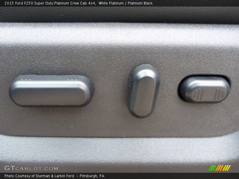 White Platinum / Platinum Black 2015 Ford F250 Super Duty Platinum Crew Cab 4x4
