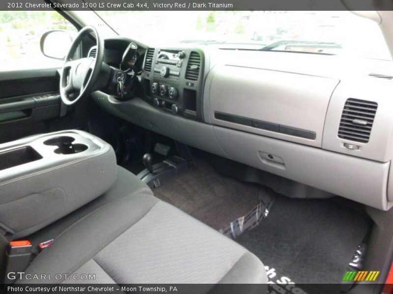 Victory Red / Dark Titanium 2012 Chevrolet Silverado 1500 LS Crew Cab 4x4