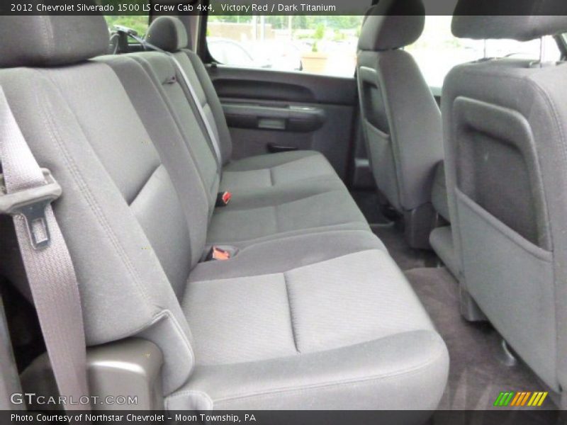 Victory Red / Dark Titanium 2012 Chevrolet Silverado 1500 LS Crew Cab 4x4