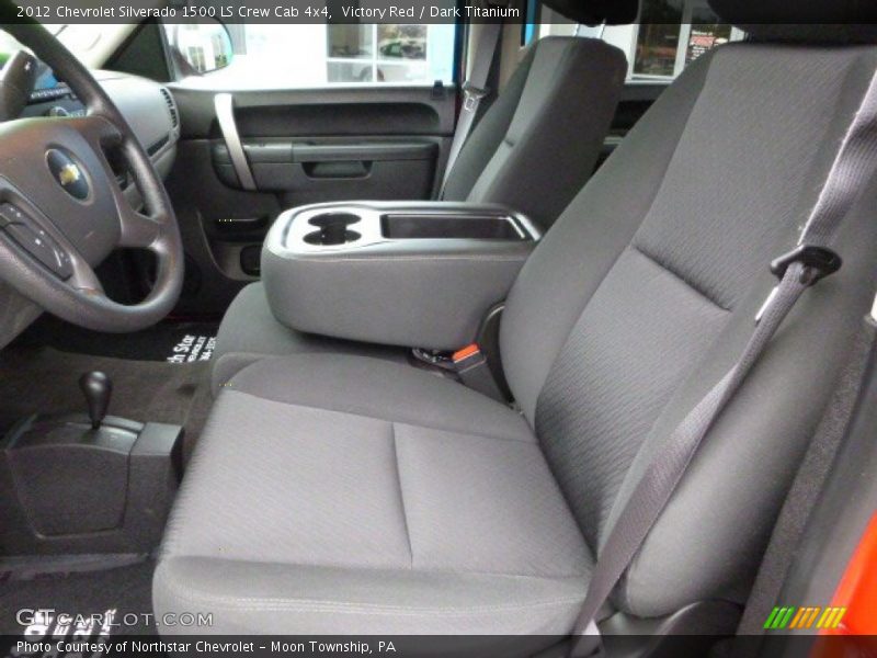 Victory Red / Dark Titanium 2012 Chevrolet Silverado 1500 LS Crew Cab 4x4