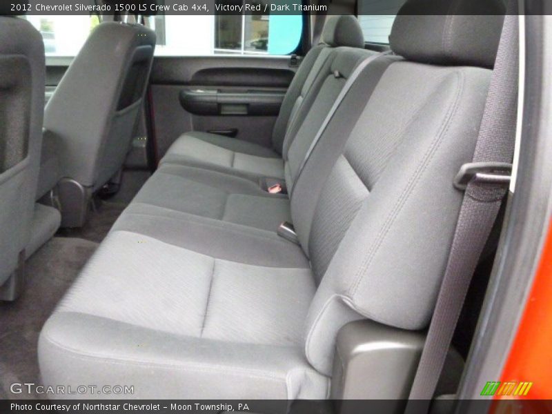 Victory Red / Dark Titanium 2012 Chevrolet Silverado 1500 LS Crew Cab 4x4