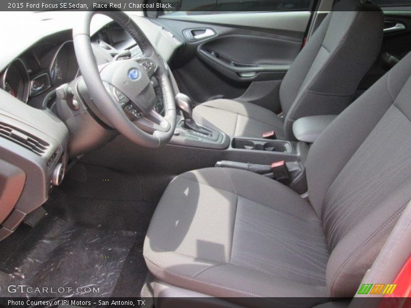 Race Red / Charcoal Black 2015 Ford Focus SE Sedan