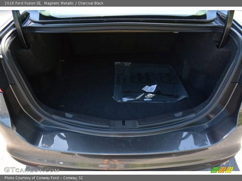 Magnetic Metallic / Charcoal Black 2016 Ford Fusion SE