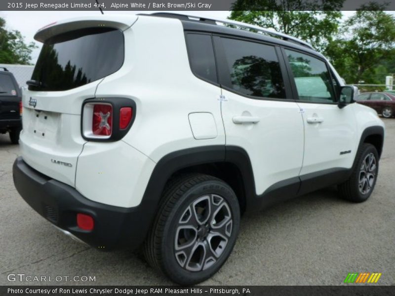 Alpine White / Bark Brown/Ski Gray 2015 Jeep Renegade Limited 4x4