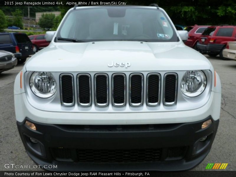 Alpine White / Bark Brown/Ski Gray 2015 Jeep Renegade Limited 4x4