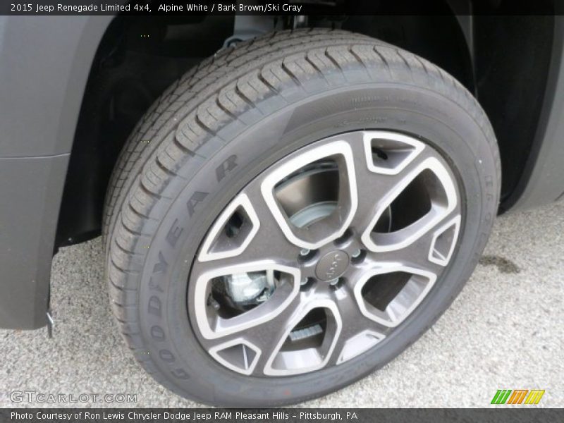 Alpine White / Bark Brown/Ski Gray 2015 Jeep Renegade Limited 4x4