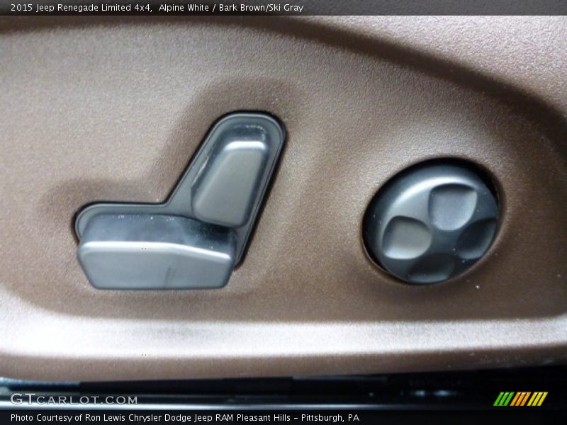 Alpine White / Bark Brown/Ski Gray 2015 Jeep Renegade Limited 4x4