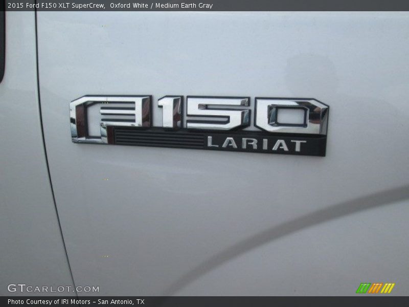 Oxford White / Medium Earth Gray 2015 Ford F150 XLT SuperCrew