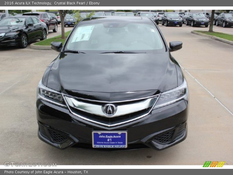 Crystal Black Pearl / Ebony 2016 Acura ILX Technology