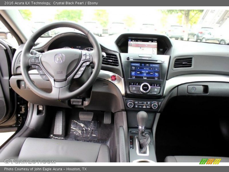 Crystal Black Pearl / Ebony 2016 Acura ILX Technology
