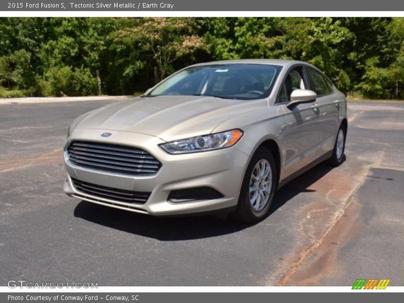 Tectonic Silver Metallic / Earth Gray 2015 Ford Fusion S