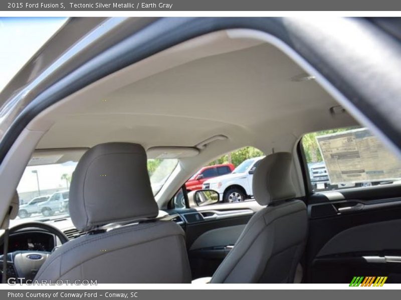 Tectonic Silver Metallic / Earth Gray 2015 Ford Fusion S