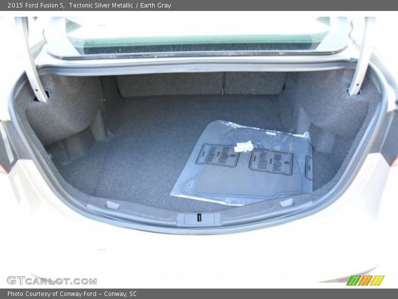 Tectonic Silver Metallic / Earth Gray 2015 Ford Fusion S