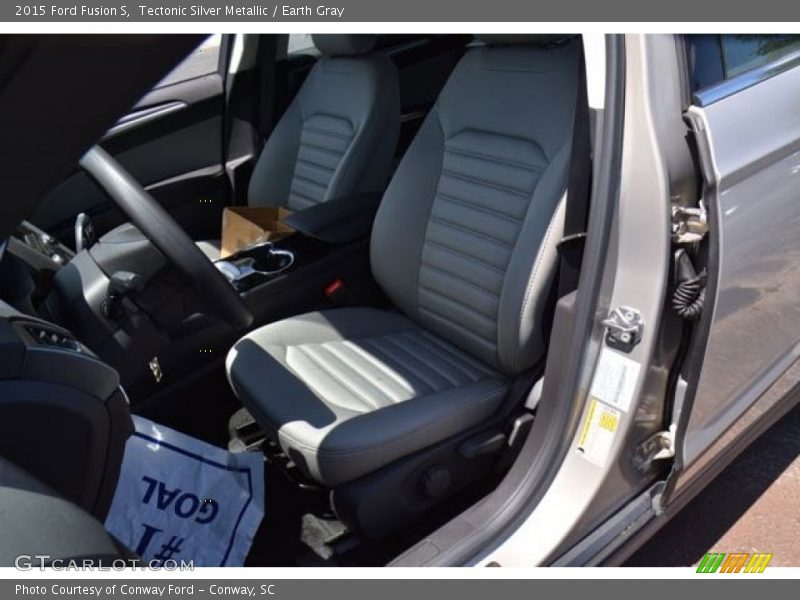 Tectonic Silver Metallic / Earth Gray 2015 Ford Fusion S