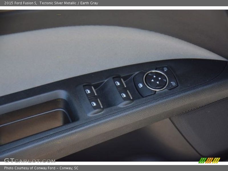Tectonic Silver Metallic / Earth Gray 2015 Ford Fusion S