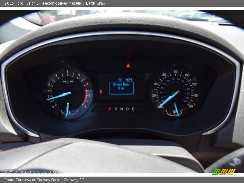 Tectonic Silver Metallic / Earth Gray 2015 Ford Fusion S