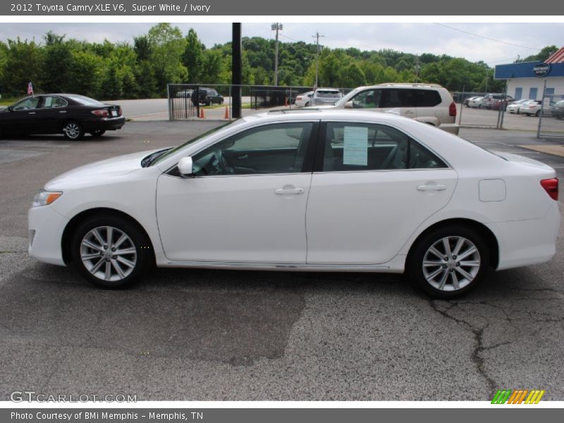 Super White / Ivory 2012 Toyota Camry XLE V6