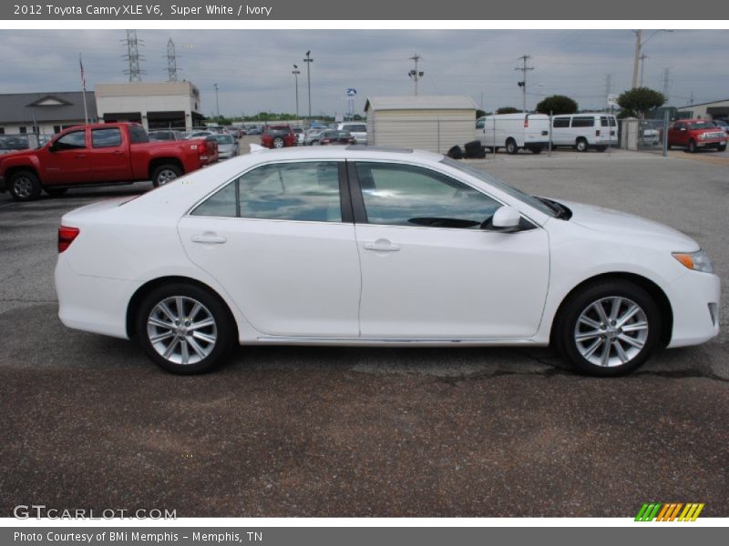 Super White / Ivory 2012 Toyota Camry XLE V6