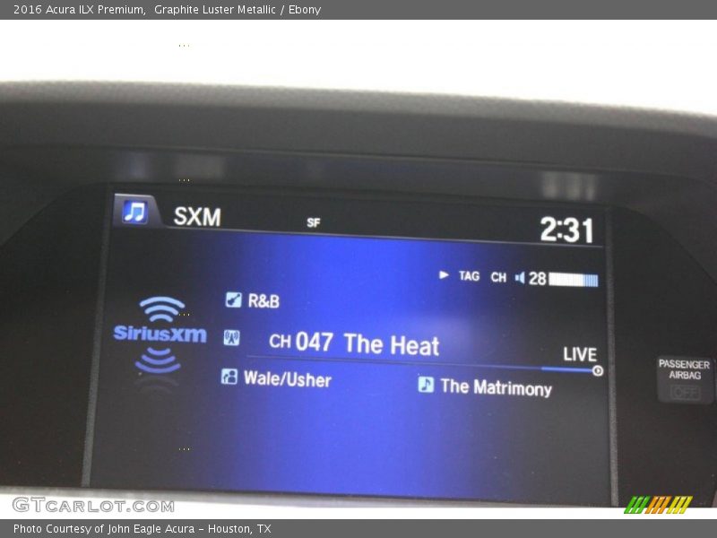 Graphite Luster Metallic / Ebony 2016 Acura ILX Premium