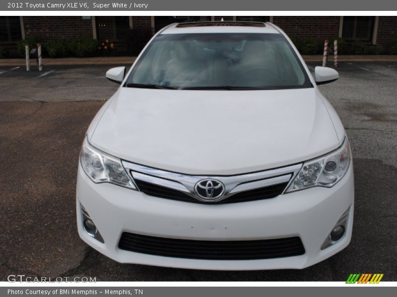 Super White / Ivory 2012 Toyota Camry XLE V6