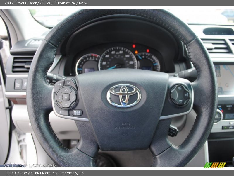 Super White / Ivory 2012 Toyota Camry XLE V6