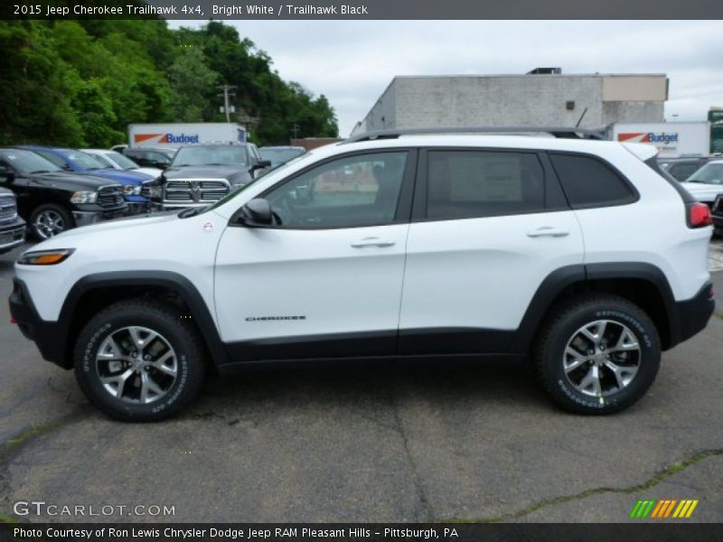 Bright White / Trailhawk Black 2015 Jeep Cherokee Trailhawk 4x4