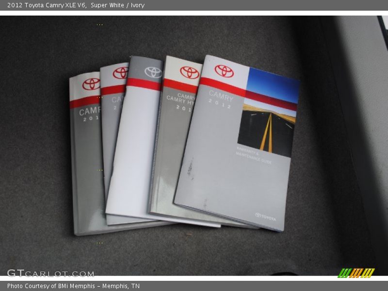 Super White / Ivory 2012 Toyota Camry XLE V6