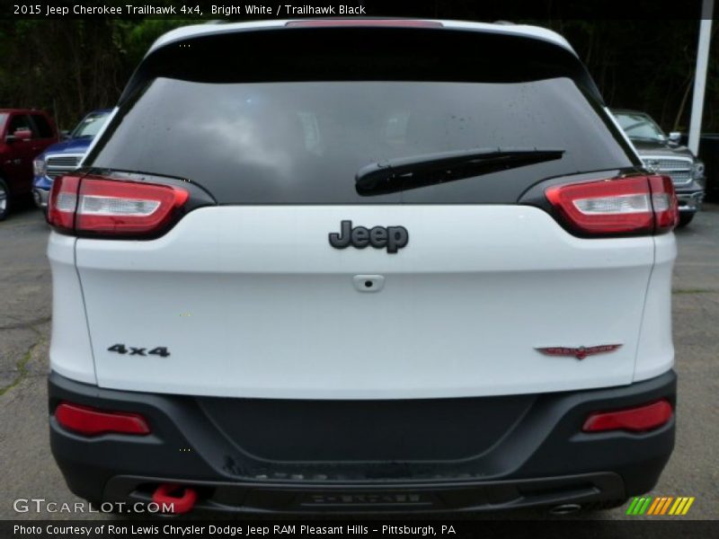 Bright White / Trailhawk Black 2015 Jeep Cherokee Trailhawk 4x4