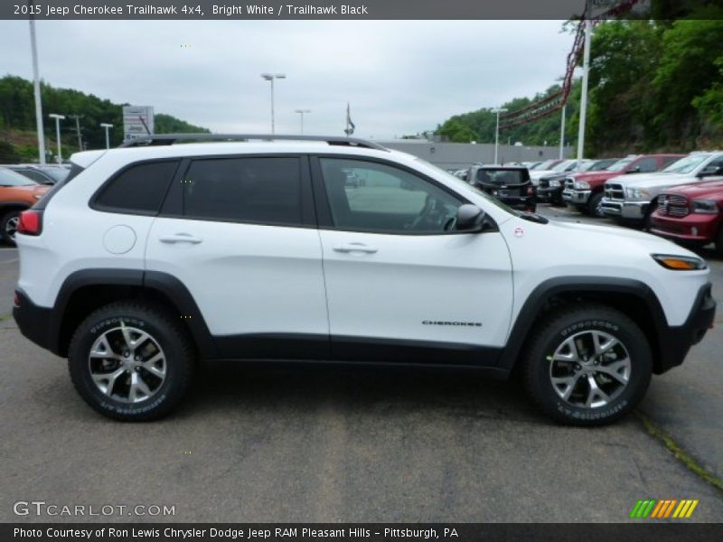 Bright White / Trailhawk Black 2015 Jeep Cherokee Trailhawk 4x4