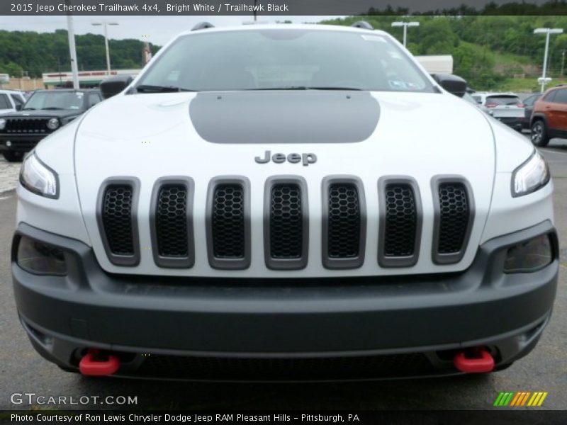 Bright White / Trailhawk Black 2015 Jeep Cherokee Trailhawk 4x4