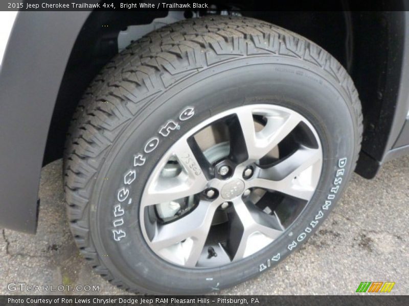 Bright White / Trailhawk Black 2015 Jeep Cherokee Trailhawk 4x4