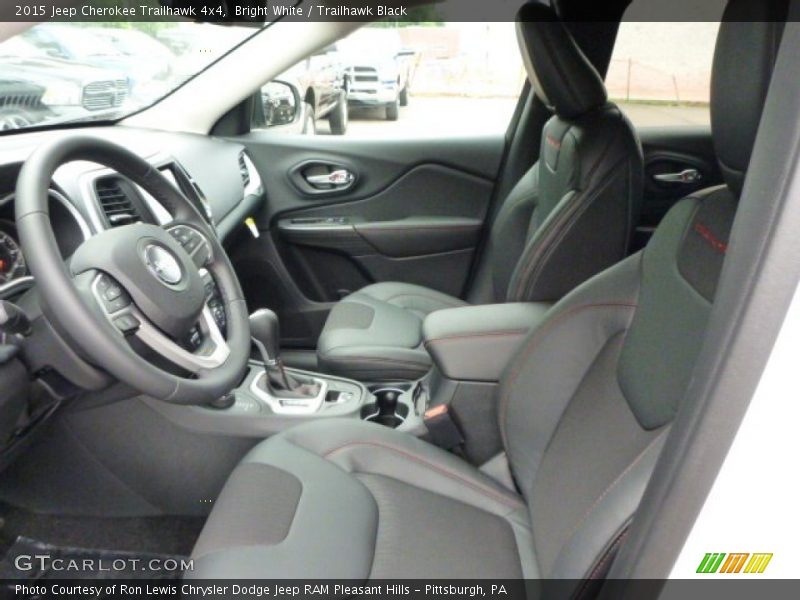 Bright White / Trailhawk Black 2015 Jeep Cherokee Trailhawk 4x4