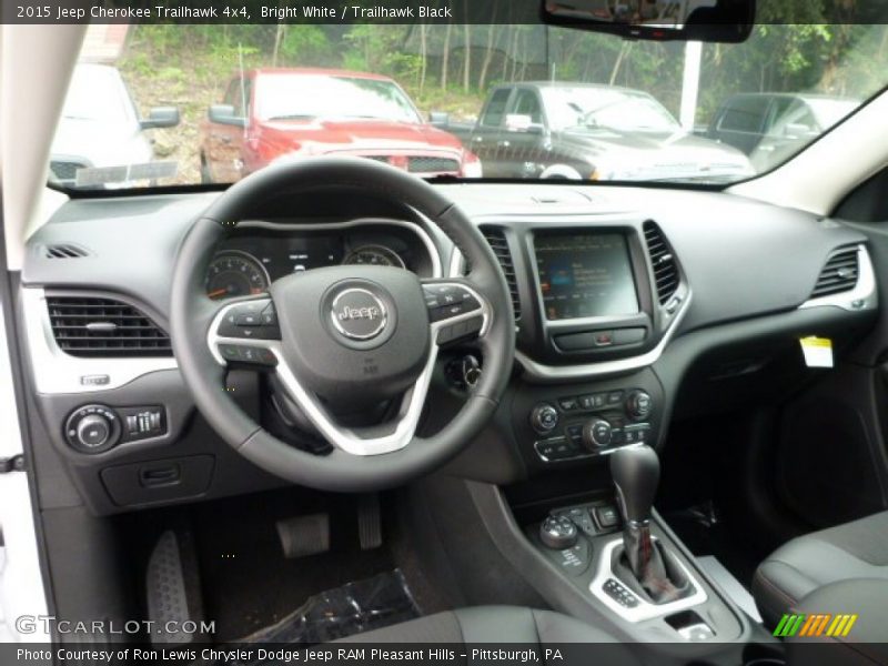 Bright White / Trailhawk Black 2015 Jeep Cherokee Trailhawk 4x4