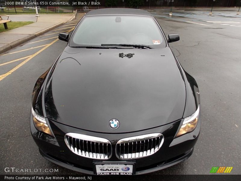 Jet Black / Black 2008 BMW 6 Series 650i Convertible