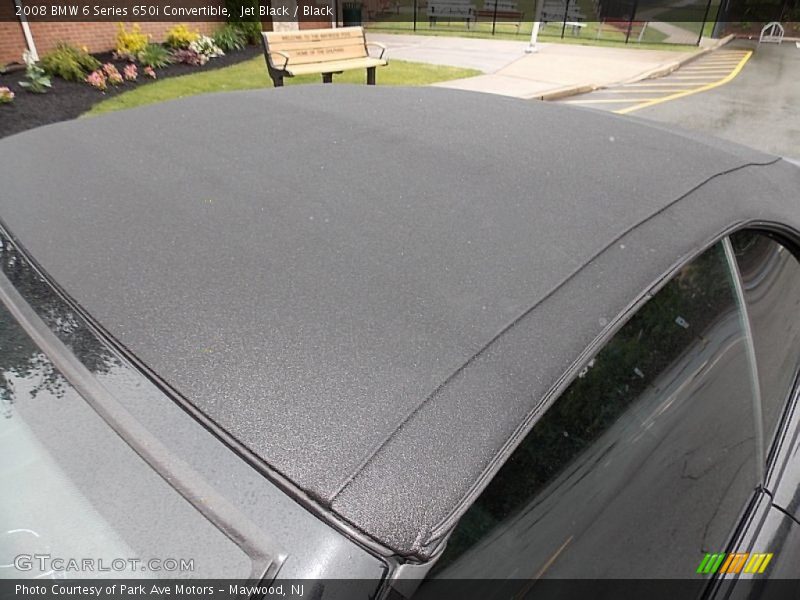 Jet Black / Black 2008 BMW 6 Series 650i Convertible