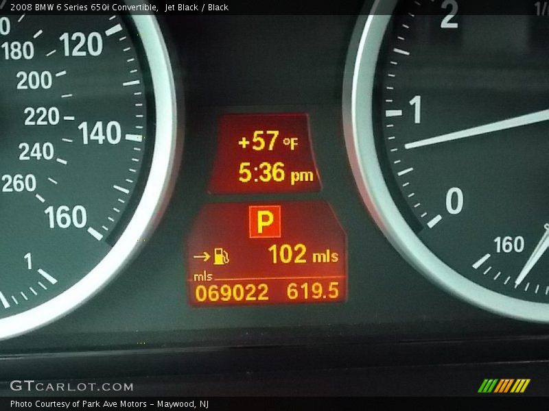 Jet Black / Black 2008 BMW 6 Series 650i Convertible