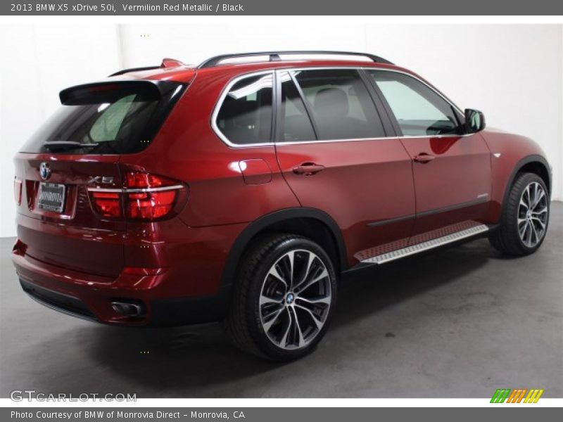 Vermilion Red Metallic / Black 2013 BMW X5 xDrive 50i