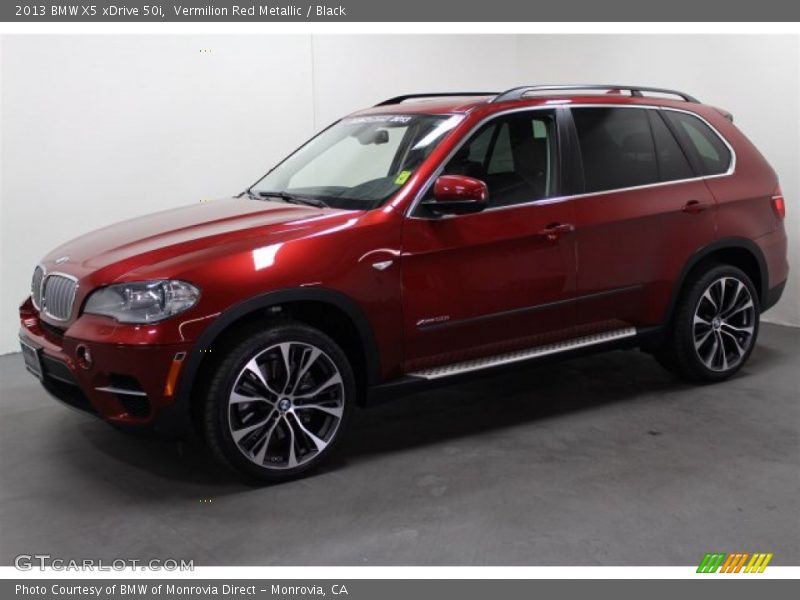 Vermilion Red Metallic / Black 2013 BMW X5 xDrive 50i