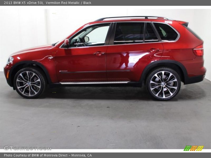 Vermilion Red Metallic / Black 2013 BMW X5 xDrive 50i